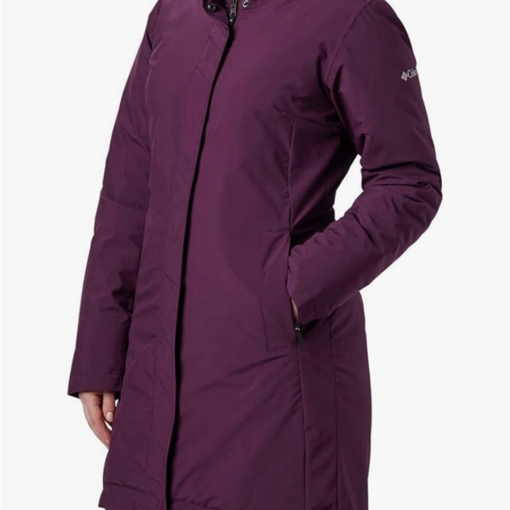 Columbia Women's Plum Purple Long Puffer Coat